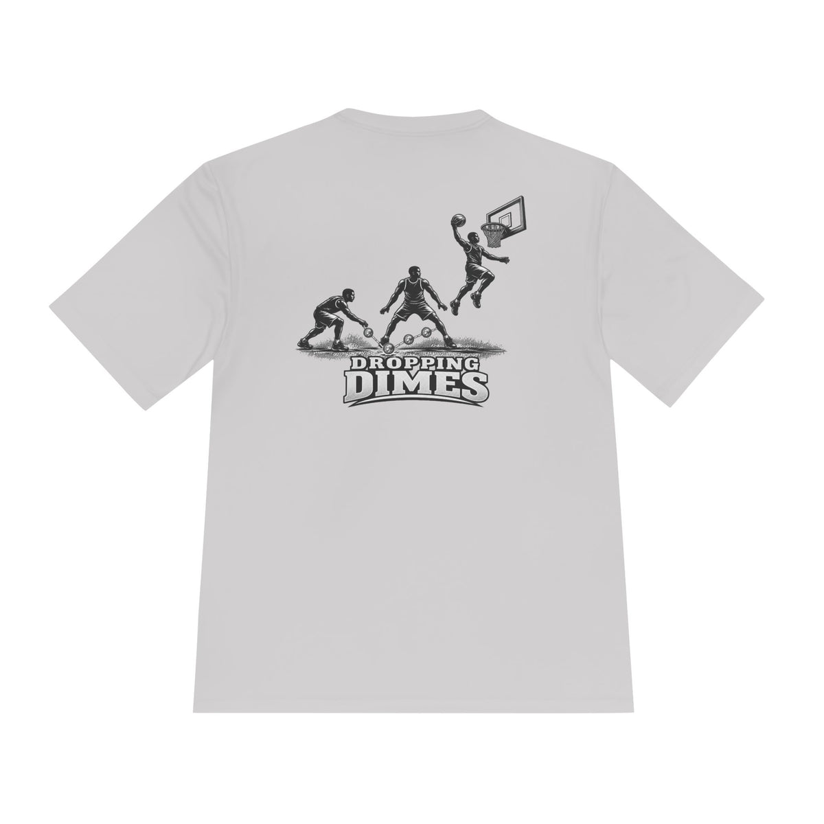 BALLSIDE "Dropping Dimes" Basketball Tee | Sport-Tek Athletic Moisture-Wicking Shirt