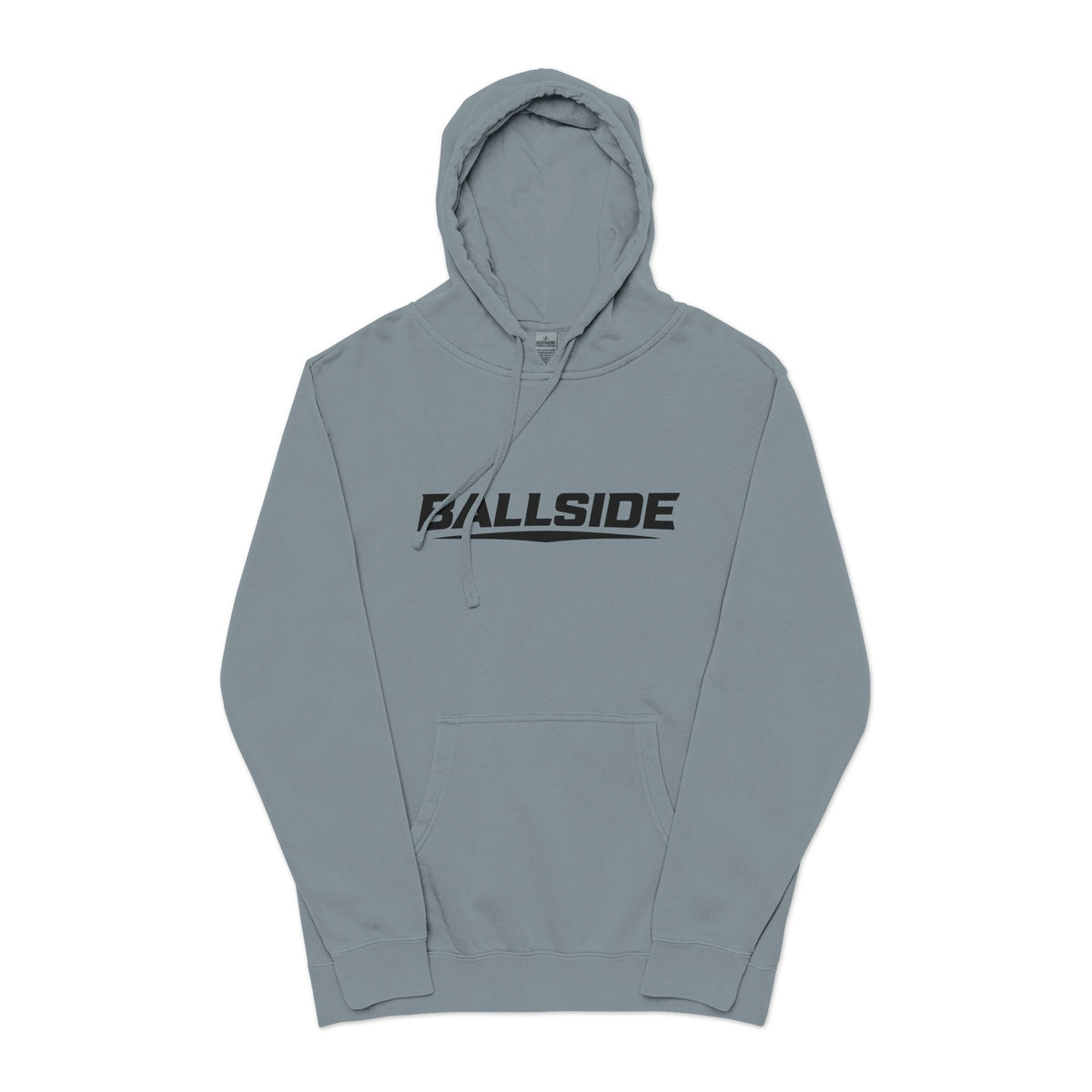 BALLSIDE Pigment Dyed Hoodie- Chest Logo