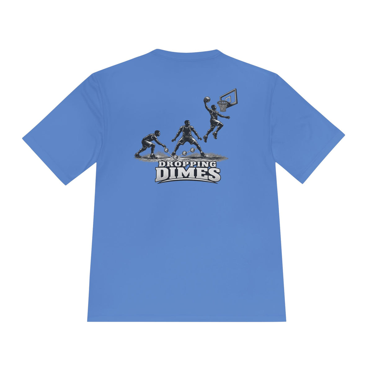 BALLSIDE "Dropping Dimes" Basketball Tee | Sport-Tek Athletic Moisture-Wicking Shirt
