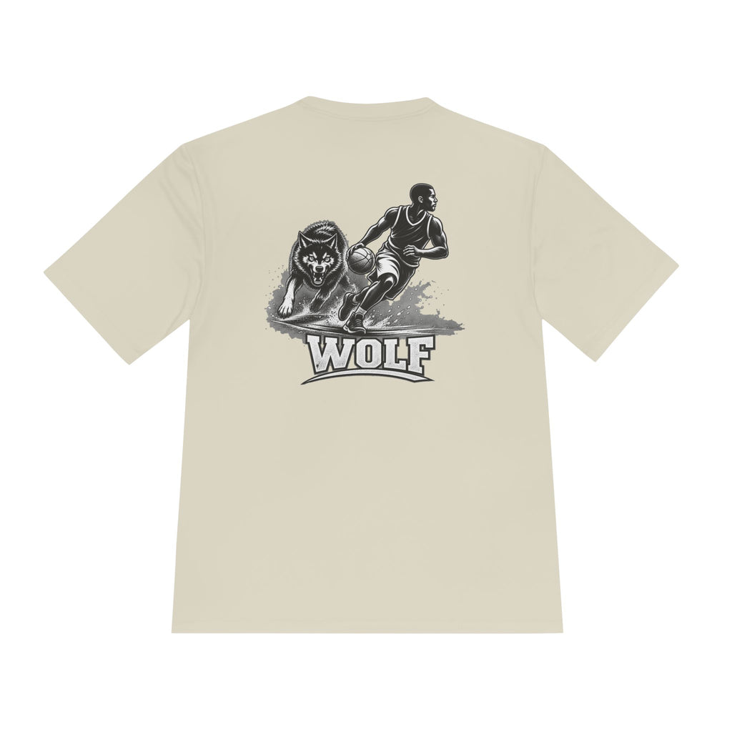 BALLSIDE "Wolf" Basketball Tee | Sport-Tek Athletic Moisture-Wicking Shirt