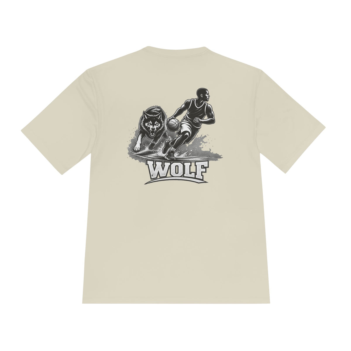 BALLSIDE "Wolf" Basketball Tee | Sport-Tek Athletic Moisture-Wicking Shirt