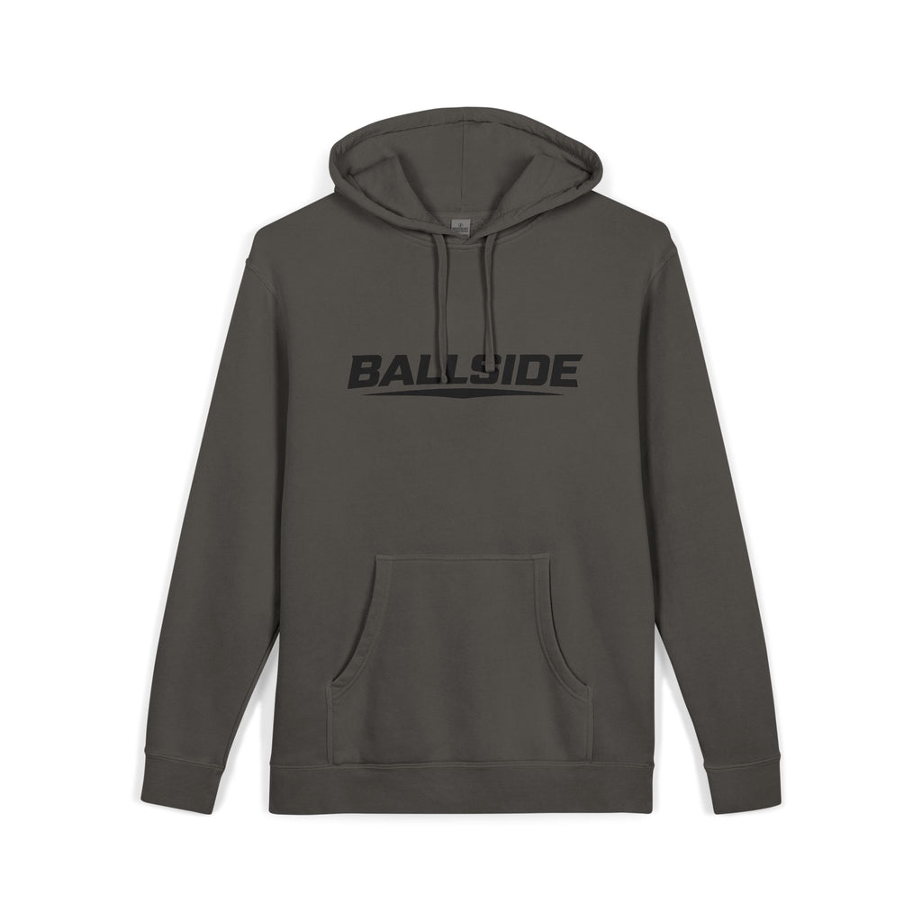 BALLSIDE Pigment Dyed Hoodie- Chest Logo