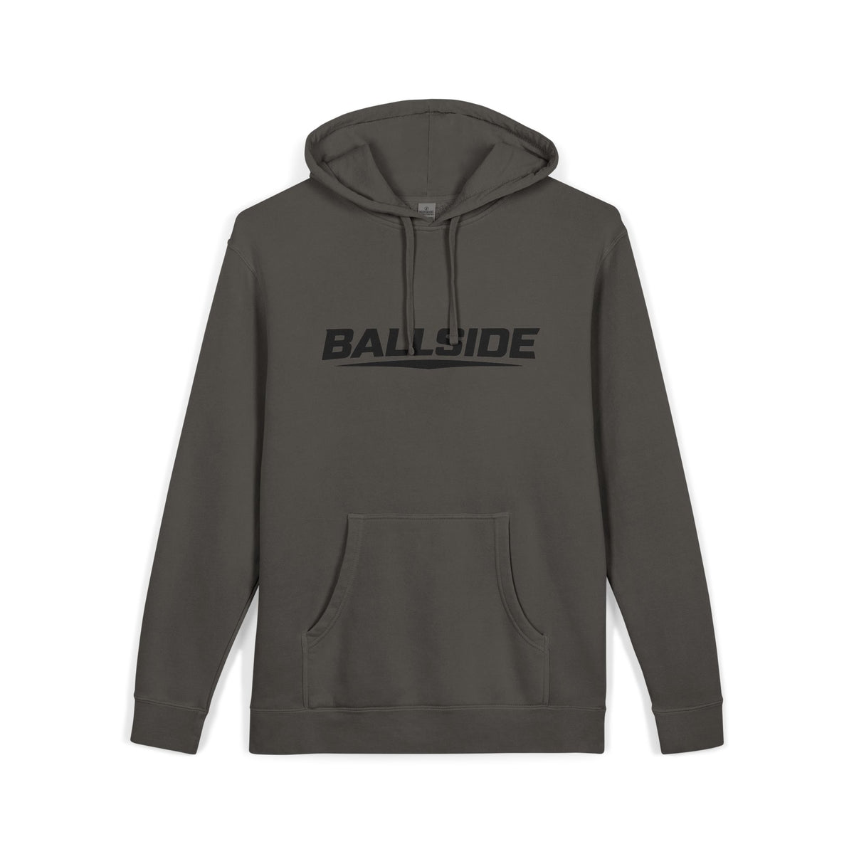 BALLSIDE Pigment Dyed Hoodie- Chest Logo