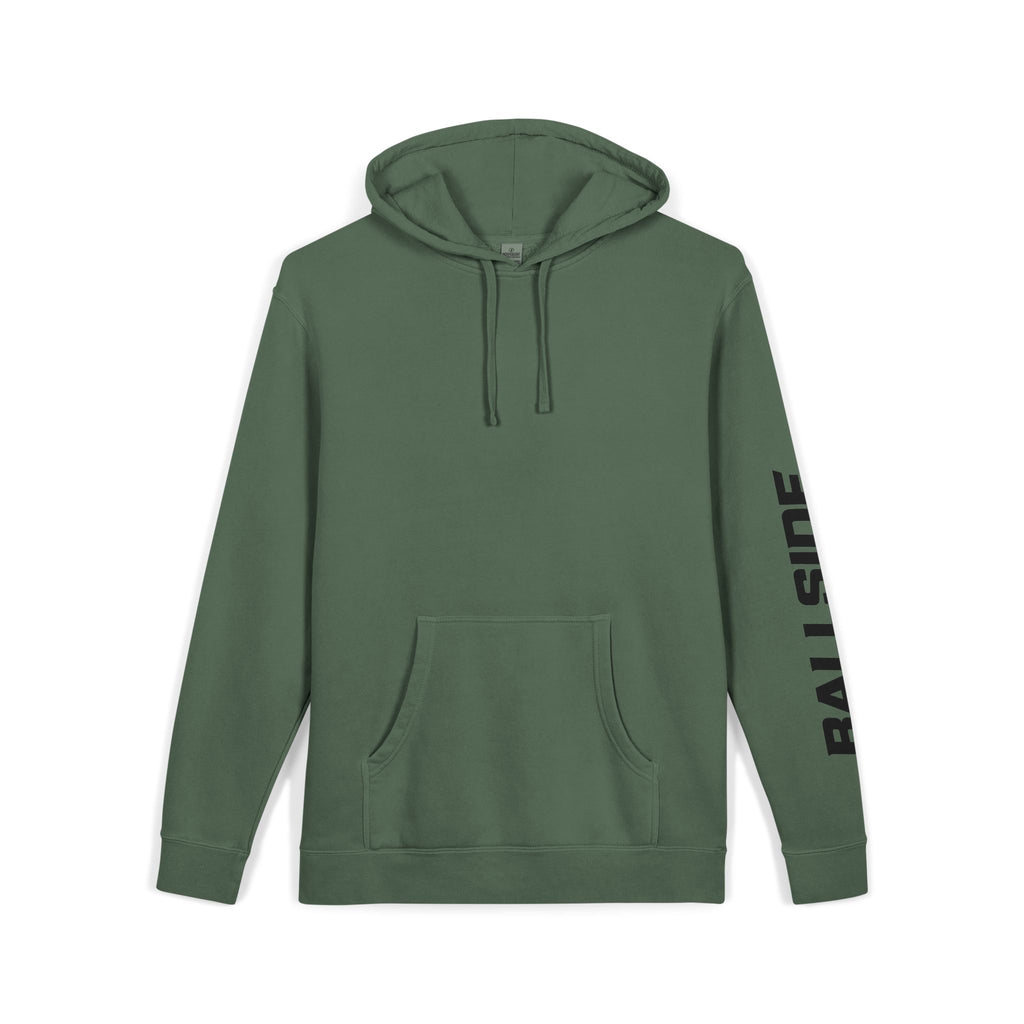 BALLSIDE Pigment Dyed Hoodie - Sleeve Logo