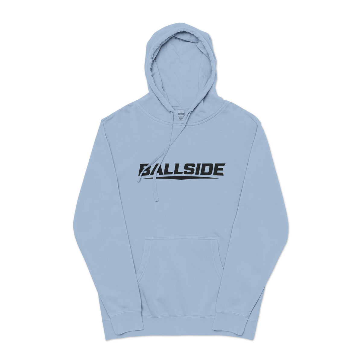 BALLSIDE Pigment Dyed Hoodie- Chest Logo