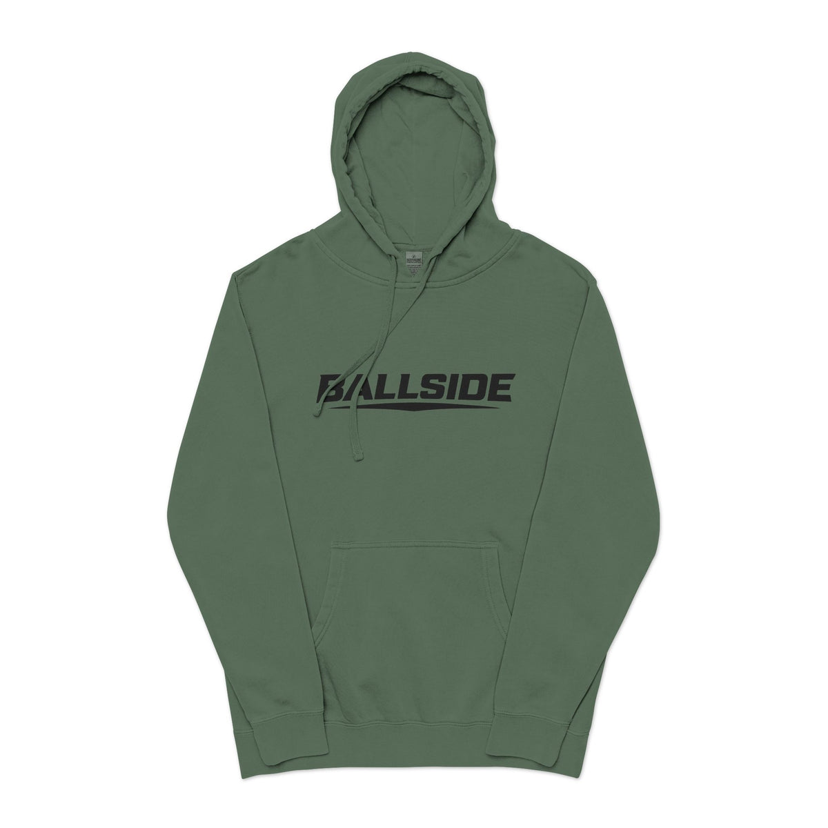 BALLSIDE Pigment Dyed Hoodie- Chest Logo