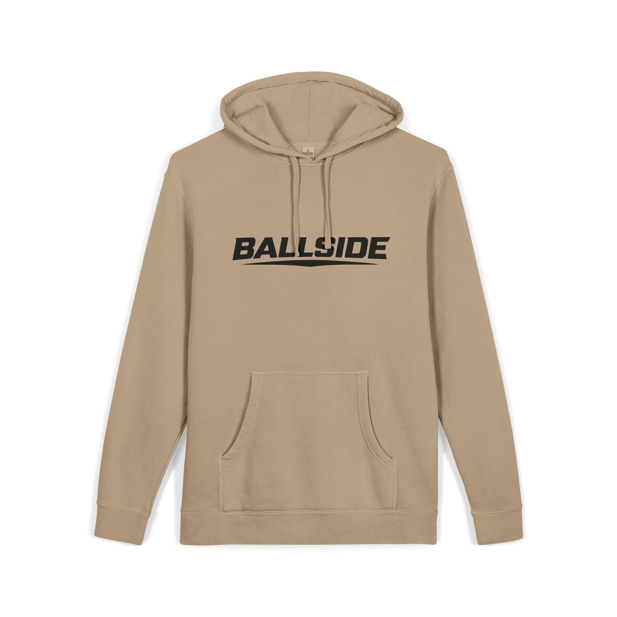 BALLSIDE Pigment Dyed Hoodie- Chest Logo