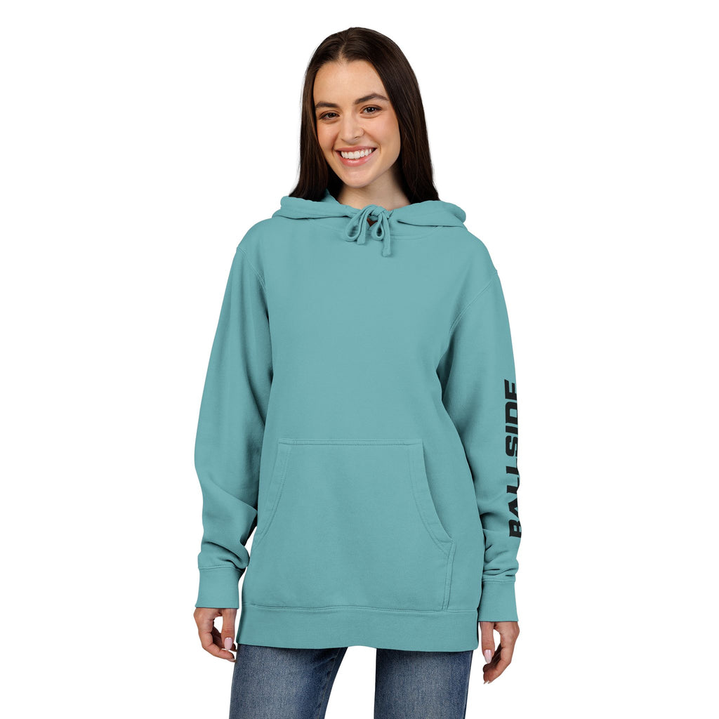 BALLSIDE Pigment Dyed Hoodie - Sleeve Logo