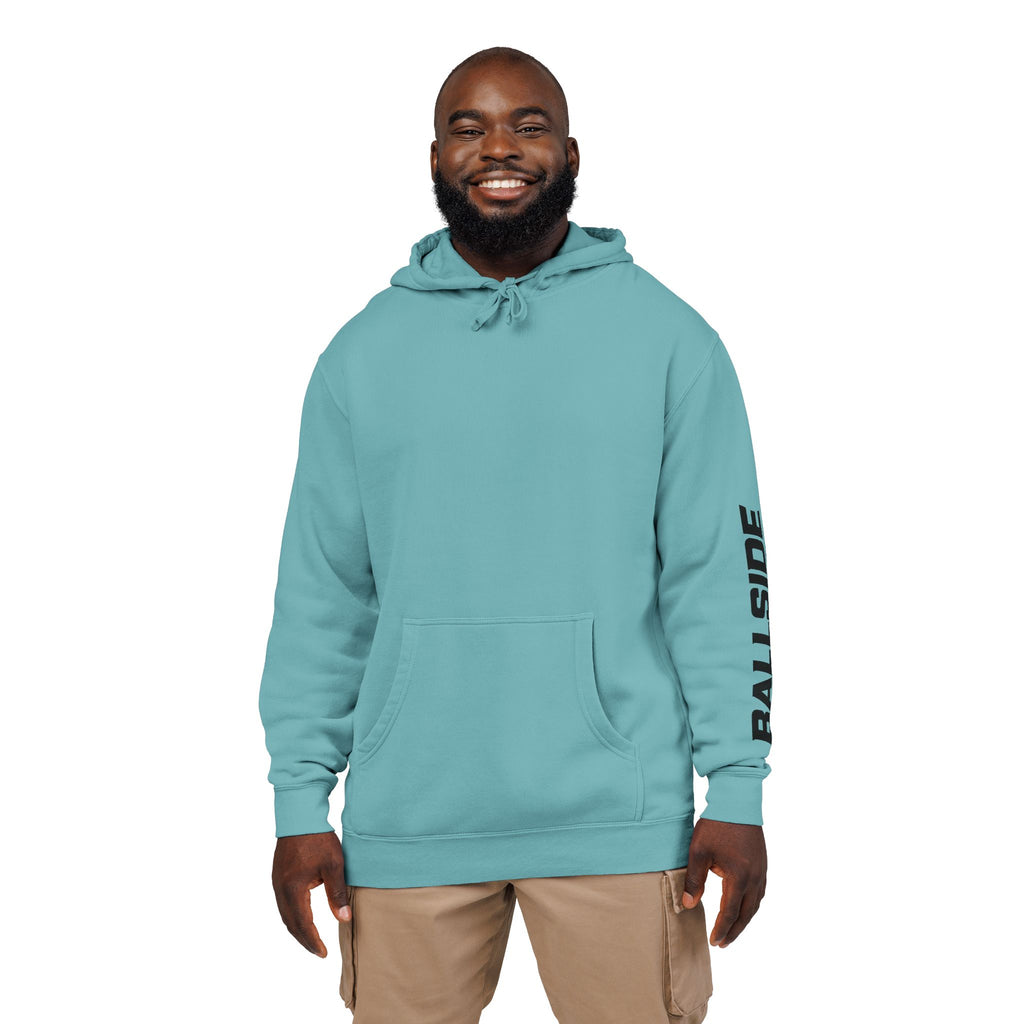 BALLSIDE Pigment Dyed Hoodie - Sleeve Logo