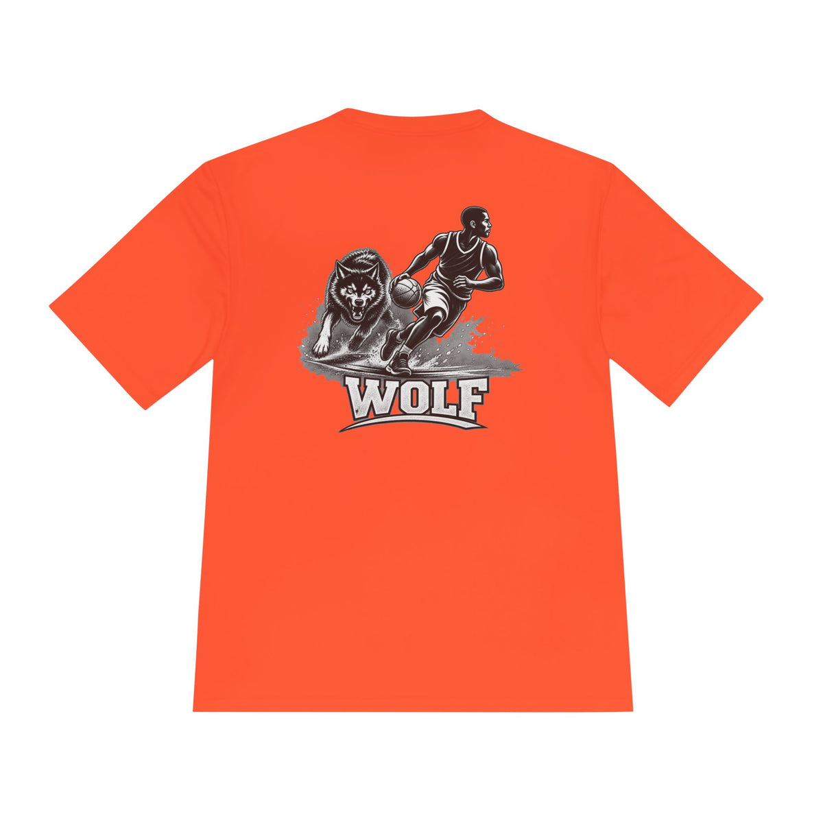 BALLSIDE "Wolf" Basketball Tee | Sport-Tek Athletic Moisture-Wicking Shirt