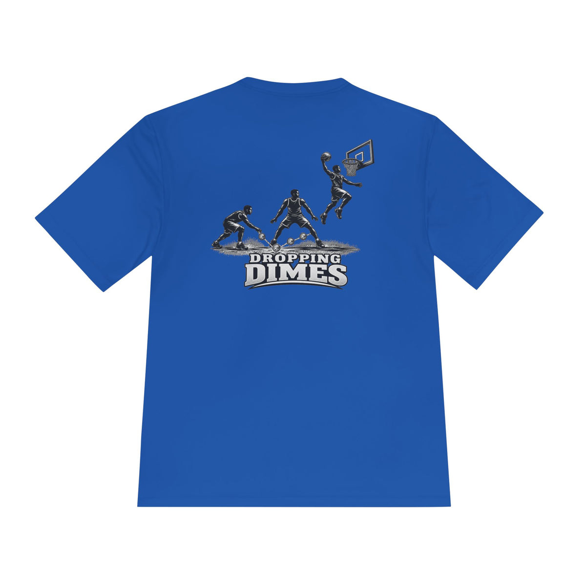BALLSIDE "Dropping Dimes" Basketball Tee | Sport-Tek Athletic Moisture-Wicking Shirt