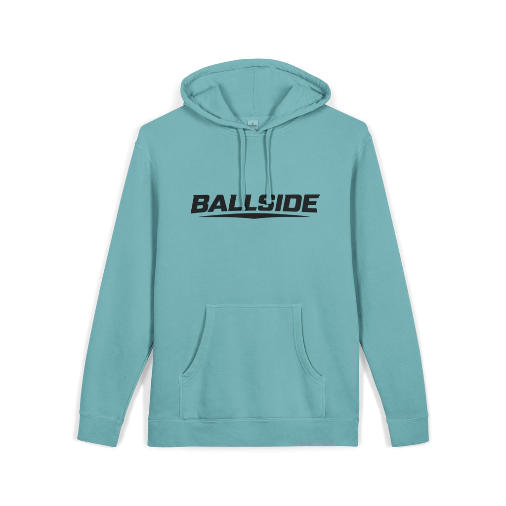 BALLSIDE Pigment Dyed Hoodie- Chest Logo