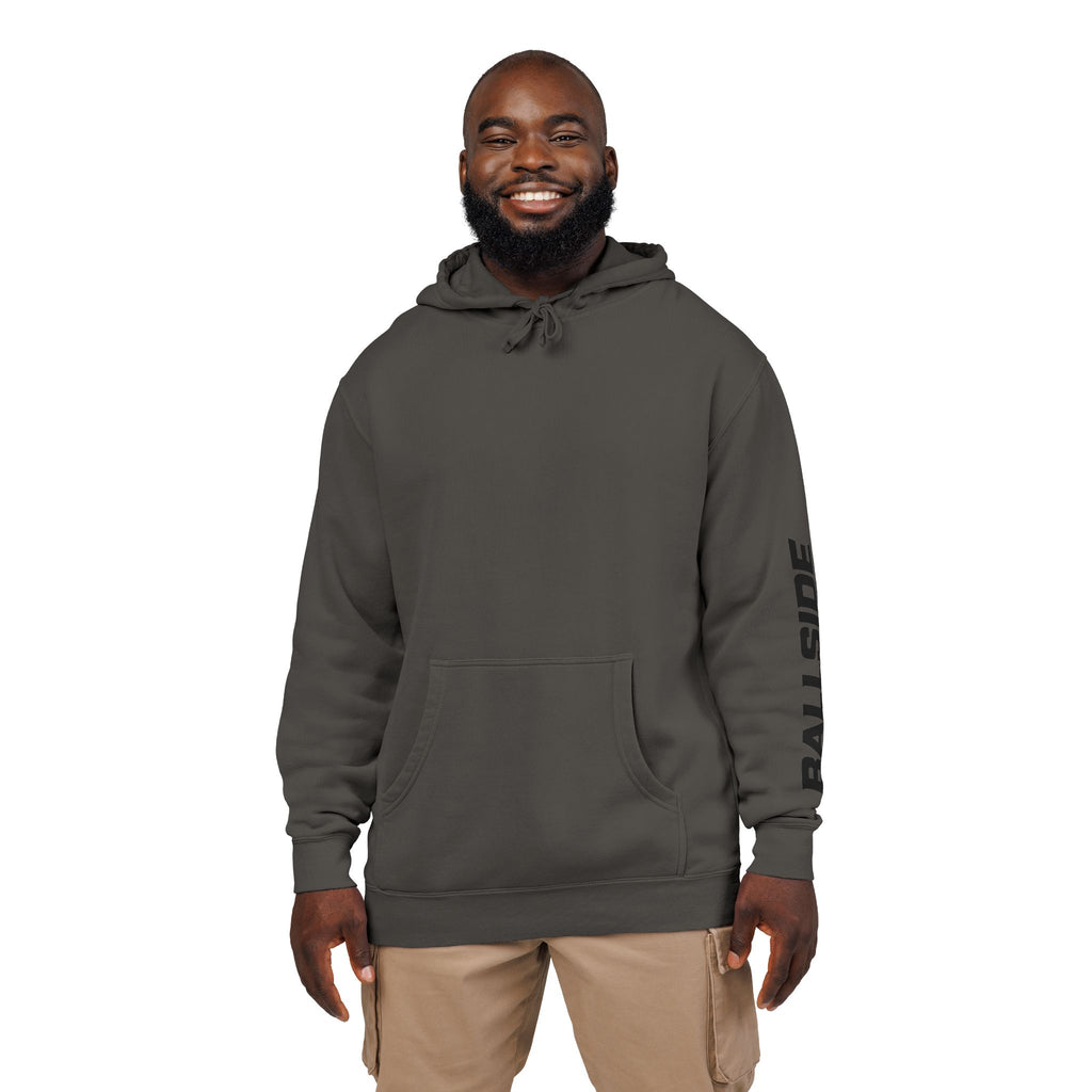 BALLSIDE Pigment Dyed Hoodie - Sleeve Logo