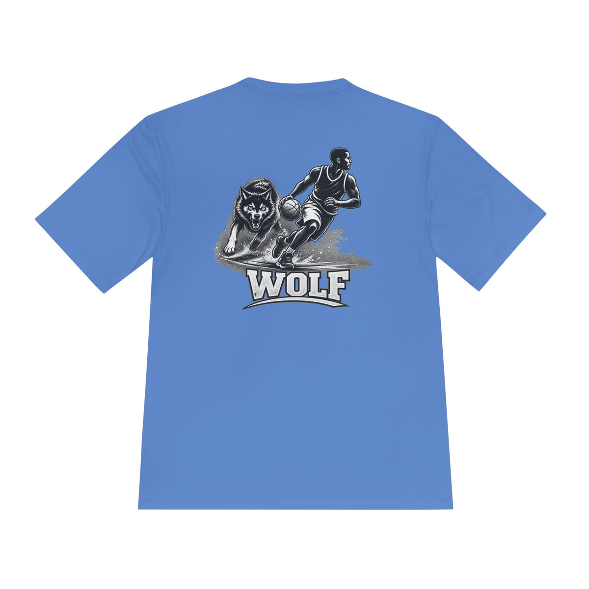 BALLSIDE "Wolf" Basketball Tee | Sport-Tek Athletic Moisture-Wicking Shirt