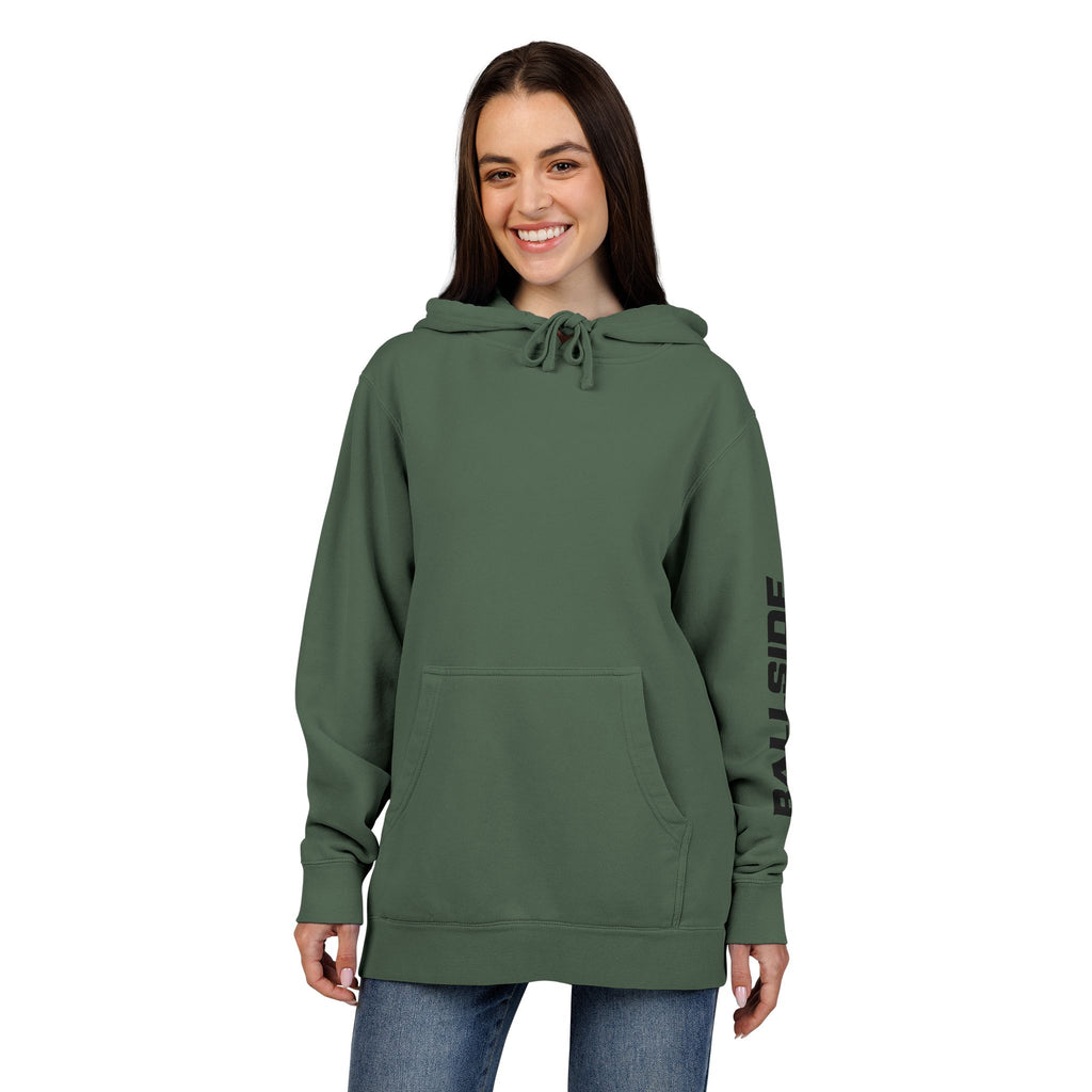 BALLSIDE Pigment Dyed Hoodie - Sleeve Logo