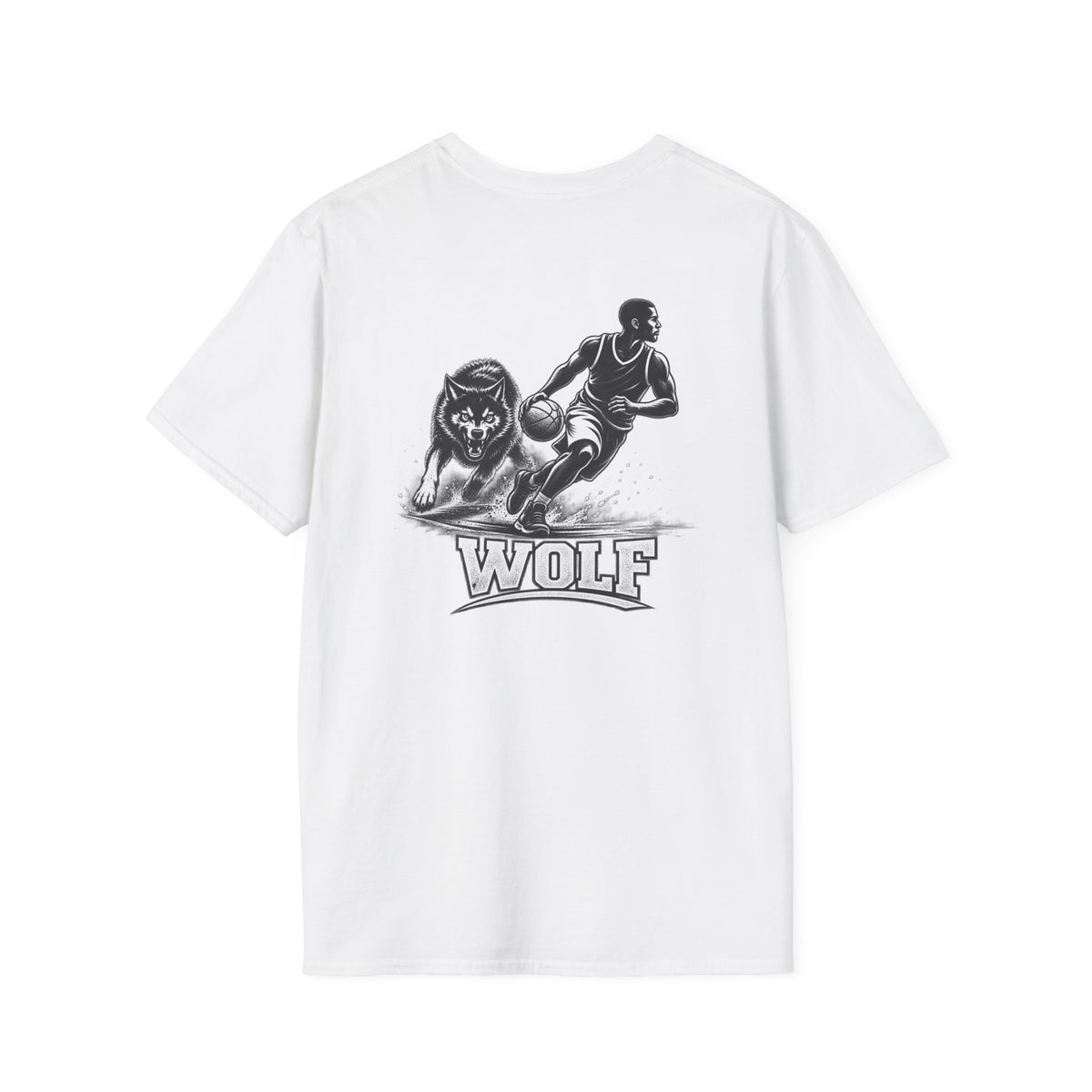 BALLSIDE "WOLF" T-Shirt | Gildan Athletic Cotton sportswear