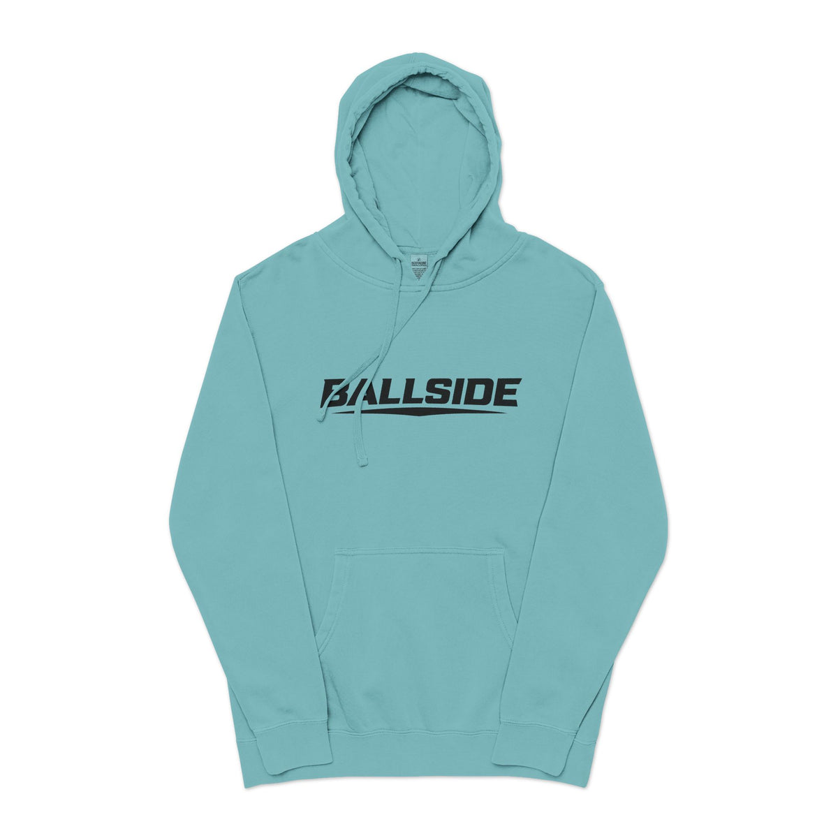 BALLSIDE Pigment Dyed Hoodie- Chest Logo