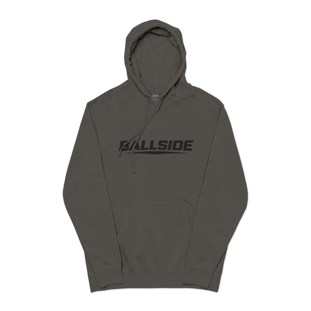 BALLSIDE Pigment Dyed Hoodie- Chest Logo