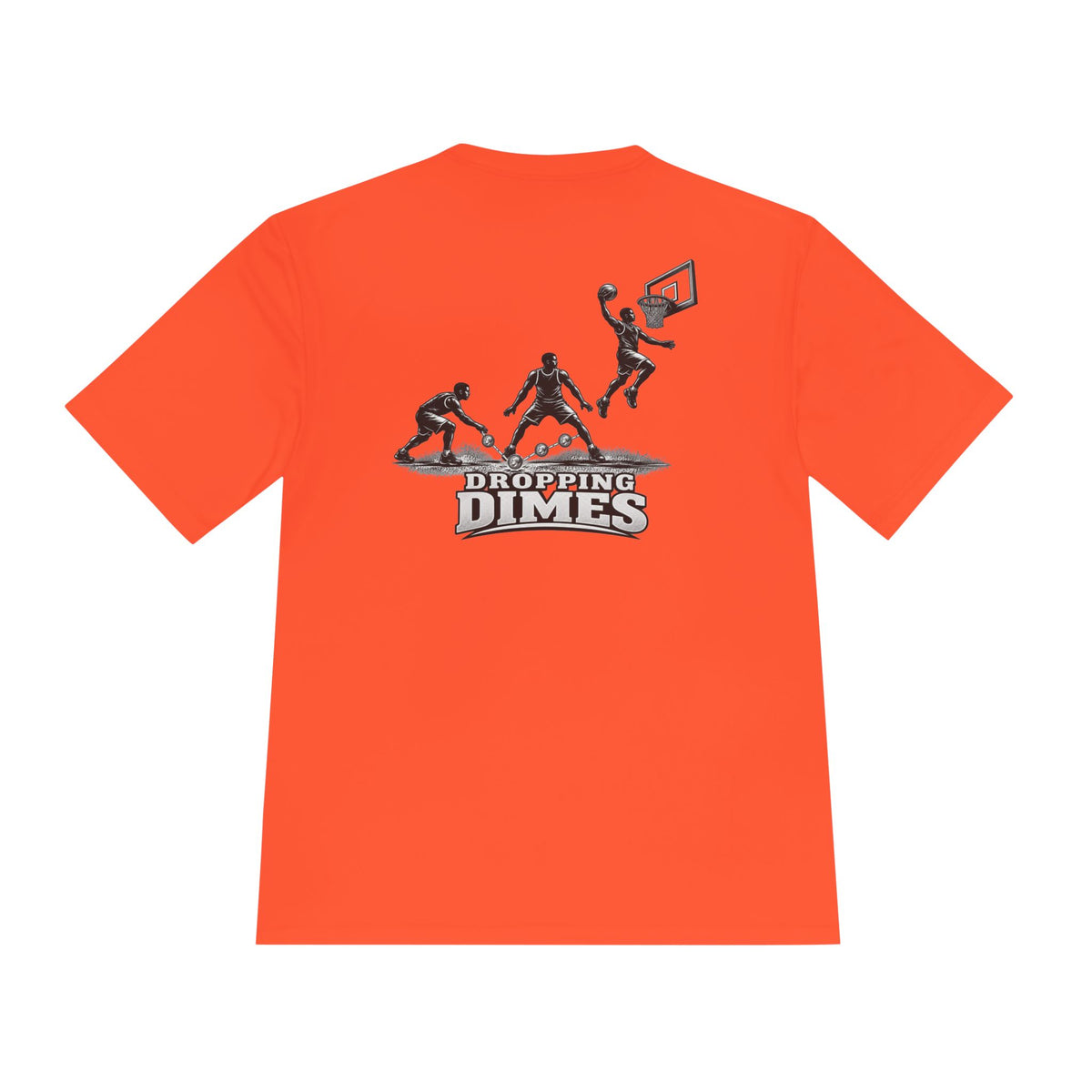 BALLSIDE "Dropping Dimes" Basketball Tee | Sport-Tek Athletic Moisture-Wicking Shirt