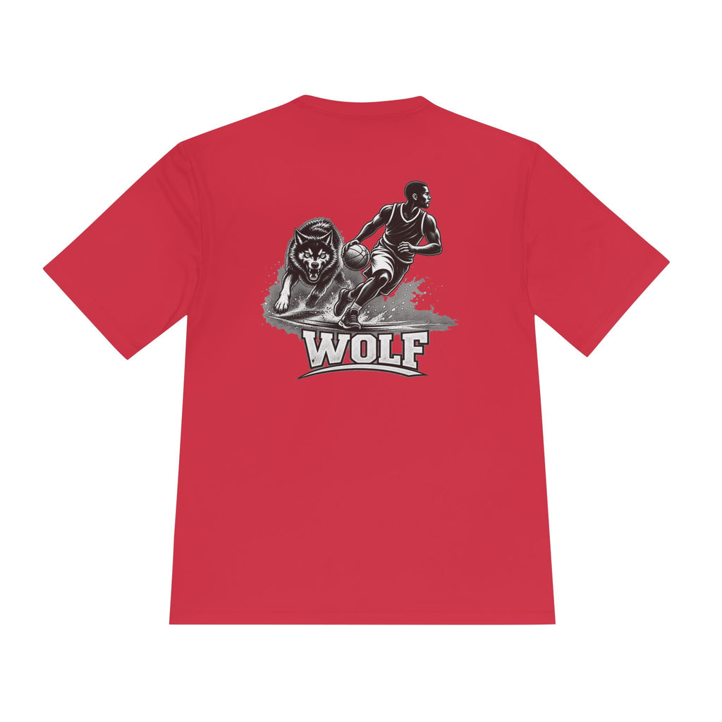 BALLSIDE "Wolf" Basketball Tee | Sport-Tek Athletic Moisture-Wicking Shirt