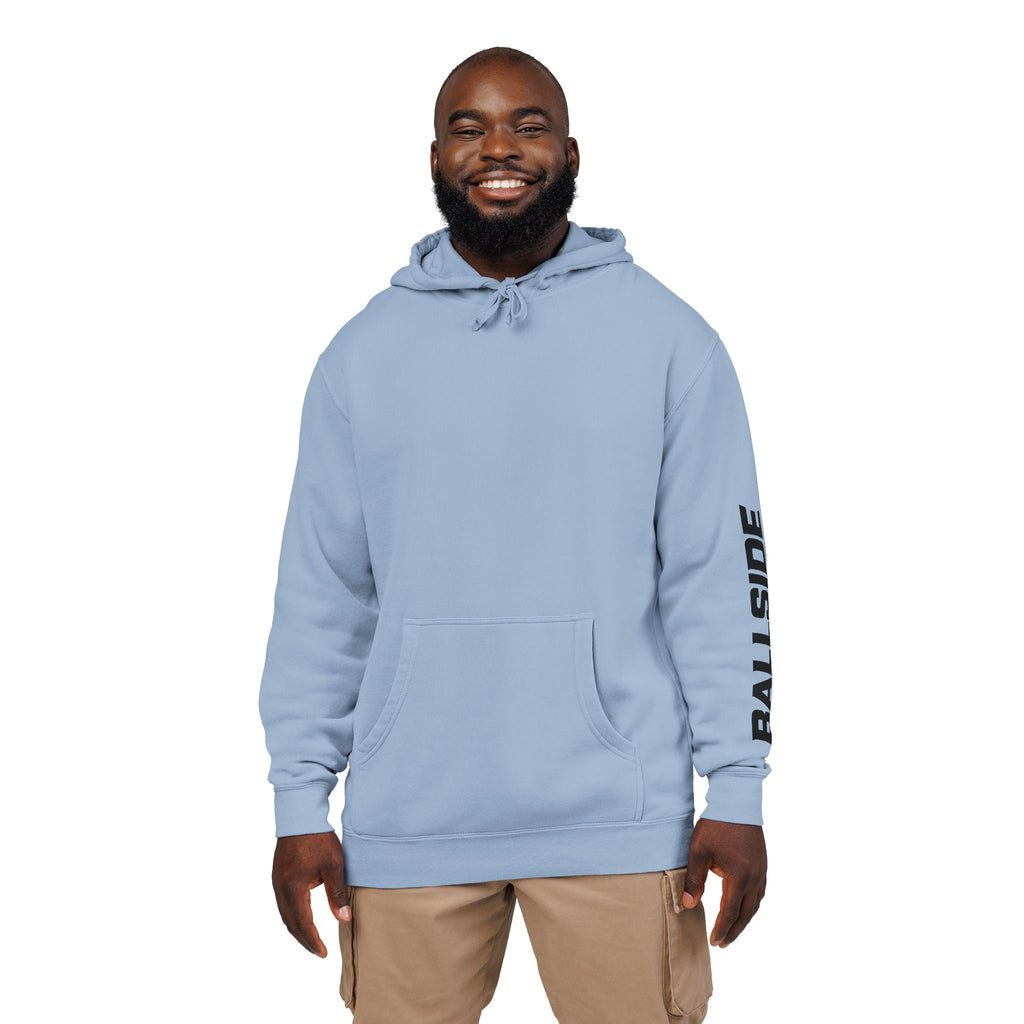 BALLSIDE Pigment Dyed Hoodie - Sleeve Logo